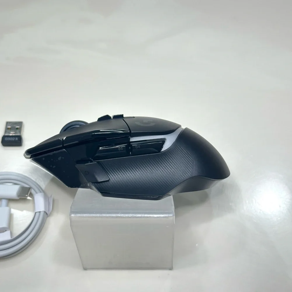 Logitech G502 X Plus With Wireless USB Dongle Black ( like New Condition )
